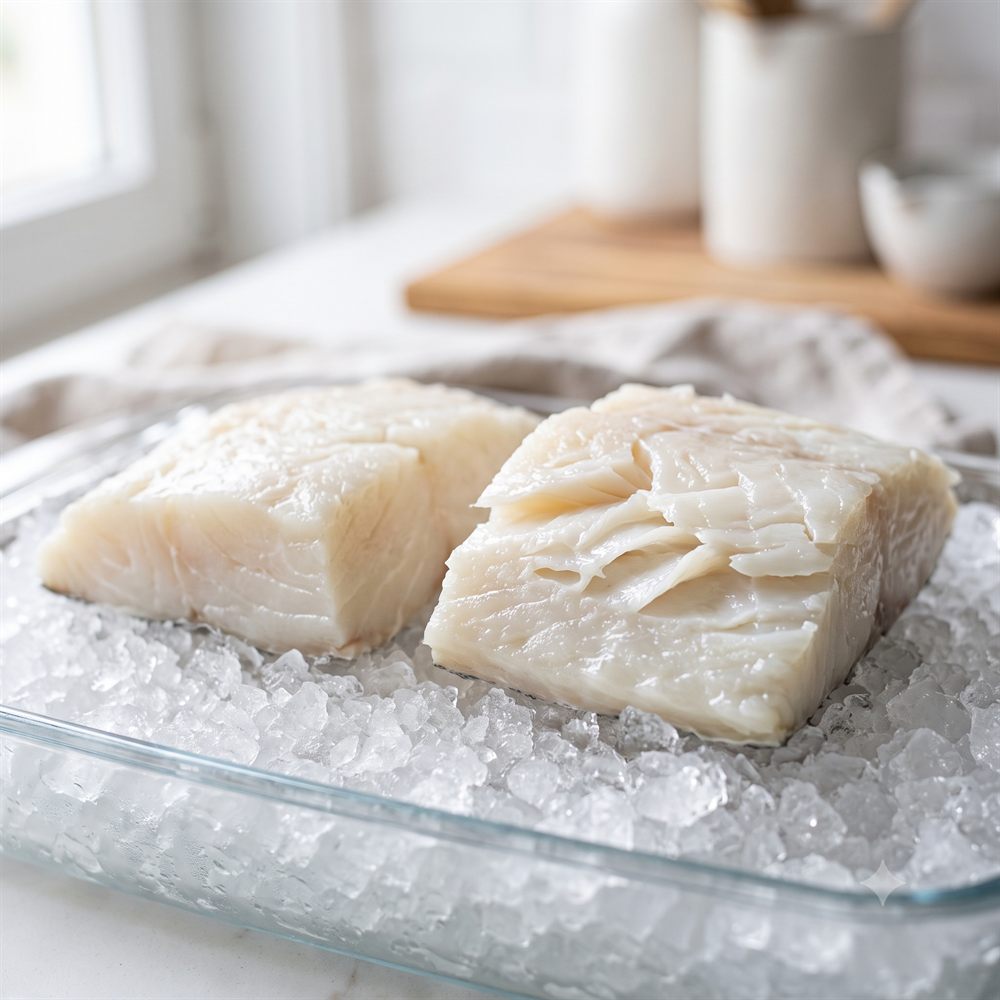 Bacalhau selecionado de alta qualidade